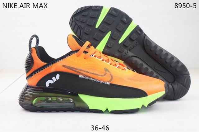 Nike Air Max 2090 Men's Shoes Orange Black Green-04